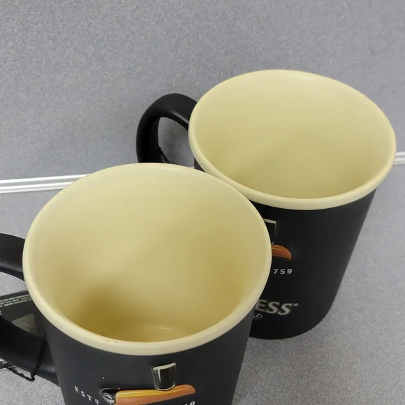 Guinness Mugs - Set Of 2 - NWT - Picture 3 of 7